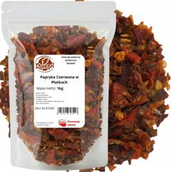 Piros Paprika Pehely Szárított Nagyon Aromás Minőség Dympol 1 kg (65-01000)
