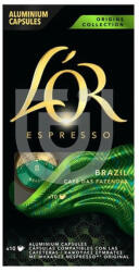 Douwe Egberts Kávékapszula L`OR Brasil Nespresso kompatibilis 10 kapszula/doboz (4 057 812) - eztkapdki