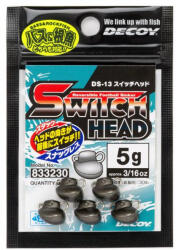 Decoy JIG FEJ ÓLOM DECOY DS-13 SWITCH HEAD 5gr (833230) - fishingoutlet