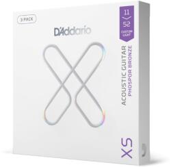 Daddario Regular Light XS Phosphor Bronze 12-53 3-Pack