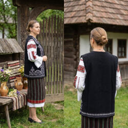 Ie Traditionala Vesta din stofa traditionala Ioana