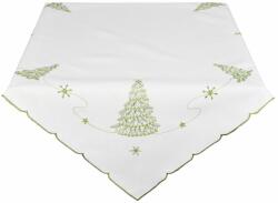 4home Față de masă de Crăciun Copaci alb-verde , 120 x140 cm Fata de masa