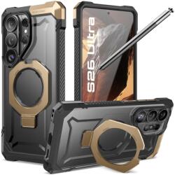 SUPCASE Carcasa Supcase UB Grip Mag cu MagSafe compatibila cu Samsung Galaxy S26 Ultra, Black / Gold (843439160682)