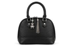 Pantaloni Chic Geantă Dama Neagră Piele Ecologică - Eleganță & Crossbody