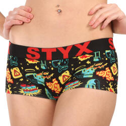 Styx Дамски бикини Styx art с крачол toohot Styx | Cheren Mnogotsveten | ЖЕНИ | XL