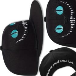 EdiBazzar Női sapka férfi fekete, univerzális Snapback, macska Fullcap (Uniwersalna czapka z daszkiem damska męska)