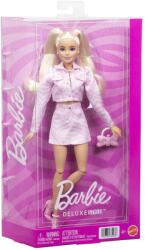 Mattel Barbie Deluxe Style Papusa Barbie Jacheta din Denim Roz (MTJJN69) - edanco Papusa Barbie