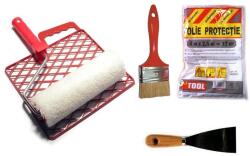 Artool Set pentru zugravit nr. 4, rola cu gratar, spaclu, pensula, folie, Artool (681004)