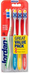 Jordan Total Clean Medium fogkefe, 4 0418 (7038516140418)