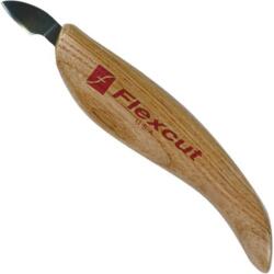 Flexcut Cutit cu lama curbata pentru sculptura, Flexcut (Model: Mana stinga) (KNL26)