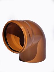 Instaltub Cot canalizare din PVC la unghi de 87 grade (COT-PVC-250-87)
