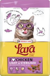 Versele-Laga - Adult Care Light Sterilised with Chicken - Ízletes csirkés falatok ivartalanított és kevésbé aktív macskáknak 1.9 kg