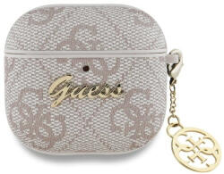 Guess Husa Guess 4G Charm pentru Apple AirPods 4, Roz - koubsolutions