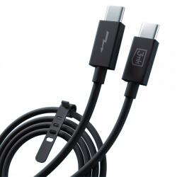 3mk Protection Cablu Date si Incarcare USB-C - USB-C 3MK Hyper Thunderbolt, 240W, 1m, Negru