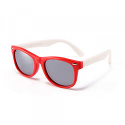 Techsuit Ochelari De Soare Copii Techsuit D802, Polarizati, Protectie UV, Rosii Albi - koubsolutions