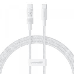 Baseus Cablu Date si Incarcare USB-C - USB-C Baseus Gem, 100W, 1m, Alb P10373000211-00 - koubsolutions