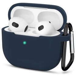 Techsuit Husa Techsuit Silicone pentru Apple AirPods 3, Bleumarin - koubsolutions