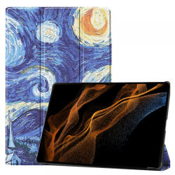 Techsuit Husa pentru Samsung Galaxy Tab S10 Ultra / Tab S9 Ultra / Tab S8 Ultra, Techsuit, FoldPro Starry Night, Multicolor