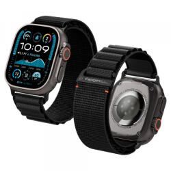Spigen Curea Spigen WBF1 pentru Apple Watch 49mm / 46mm / 45mm / 44mm Series, Neagra AMP10144 - koubsolutions