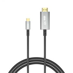 XO Design Cablu Audio si Video USB-C - HDMI XO Design GB019, 1.8m, Negru