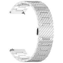 Techsuit Curea Techsuit W052 pentru Samsung Galaxy Watch / Huawei Watch Series, 20mm, Argintie