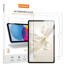 Techsuit Folie de protectie Ecran Techsuit ArmorGlass CrystalHD pentru Honor Pad 10 / 9, Sticla Securizata, Full Glue, Set 2 bucati - koubsolutions