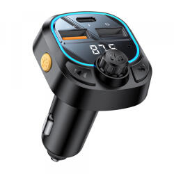 YESIDO Modulator FM Bluetooth Yesido Y70, 2 x USB-A - 1 x USB-C
