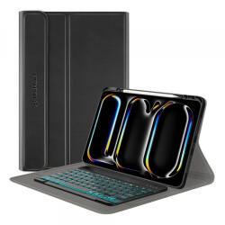 Techsuit Husa cu Tastatura pentru Apple iPad Pro 13 (2024), Techsuit, CozyTab, Neagra