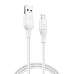 Lito Cablu Date si Incarcare USB-A - Lightning Lito LD06L, 18W, 1m, Alb - koubsolutions