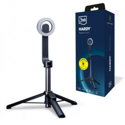 3MK Selfie Stick Bluetooth 3MK Hardy MagSelfie, Universal, Negru