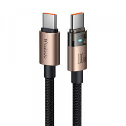 Mcdodo Cablu Date si Incarcare USB-C - USB-C McDodo CA-5581, 100W, 1.2m, Auriu