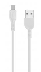 hoco. Cablu Date si Incarcare USB-A - USB-C HOCO Flash X20, 18W, 2m, Alb