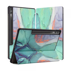 Techsuit Husa pentru Samsung Galaxy Tab S10+ / Tab S9 FE+ / Tab S9+, Techsuit, FoldPro Green Time, Multicolor