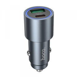hoco. Incarcator Auto HOCO Z60, 48W, 3A, 1 x USB-A - 1 x USB-C, Negru - koubsolutions