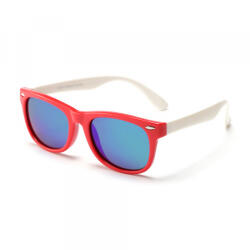 Techsuit Ochelari De Soare Copii Techsuit D802, Polarizati, Protectie UV, Rosii Albi Verzi