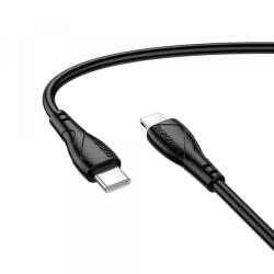 BOROFONE Cablu Date si Incarcare USB-C - Lightning Borofone BX121 Energy, 27W, 1m, Negru