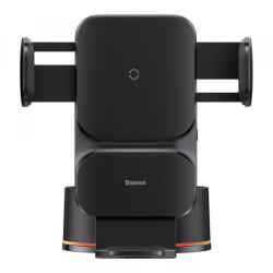 Baseus Incarcator Auto Wireless Baseus Wisdom Dash, 15W, 1.67A, Negru CGZX000101