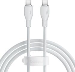 Baseus Cablu Date si Incarcare USB-C - USB-C Baseus Pudding, 100W, 1.2m, Alb P10355702221-00