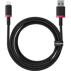 Baseus Cablu Date si Incarcare USB-A - Lightning Baseus Dura Series, 18W, 1m, Rosu P10377801U01-01