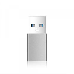 FIXED Adaptor Date si Incarcare USB-C - USB-A Fixed, Gri