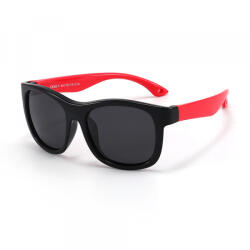Techsuit Ochelari De Soare Bebelusi Techsuit 8306-C14, Polarizati, Negri Rosii
