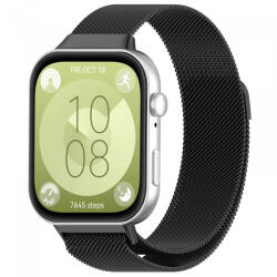 Techsuit Curea Techsuit W009 pentru Huawei Watch Fit 5 Pro / Fit 5 / Fit 4 Pro / Fit 4 / Fit 3, Neagra - koubsolutions