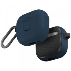 UNIQ Husa UNIQ Clyde pentru Apple AirPods 4, Albastra Neagra