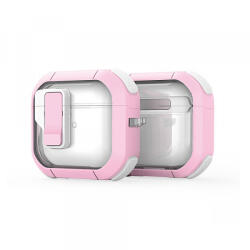 DUX DUCIS Husa DUX DUCIS PECN pentru Apple AirPods 4, Roz Alba - koubsolutions