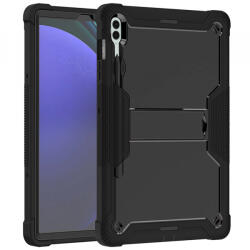 Techsuit Husa pentru Samsung Galaxy Tab S10+ / Tab S9 FE+ / Tab S9+, Techsuit, Rugged TabShell, Neagra