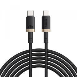 Baseus Cablu Date si Incarcare USB-C - USB-C Baseus Dura, 240W, 1m, Auriu Negru P10377803U03-00