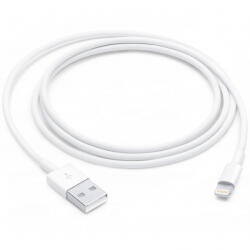 Apple Cablu Date si Incarcare USB-A - Lightning Apple A1480, 18W, 1m, Alb MUQW3ZM/A