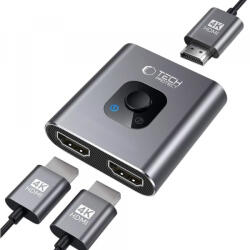 Tech-Protect Switch Video HDMI Tech-Protect HB07, Gri