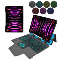 Techsuit Husa cu Tastatura pentru Apple iPad Pro 11 (2022) / Pro 11 (2021) / Pro 11 (2020) / Pro 11 (2018), Techsuit, KeyTab Pro, Neagra