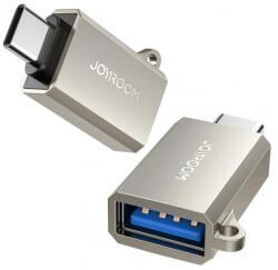 JOYROOM Adaptor OTG USB-C - USB-A Joyroom S-H151, Argintiu - koubsolutions